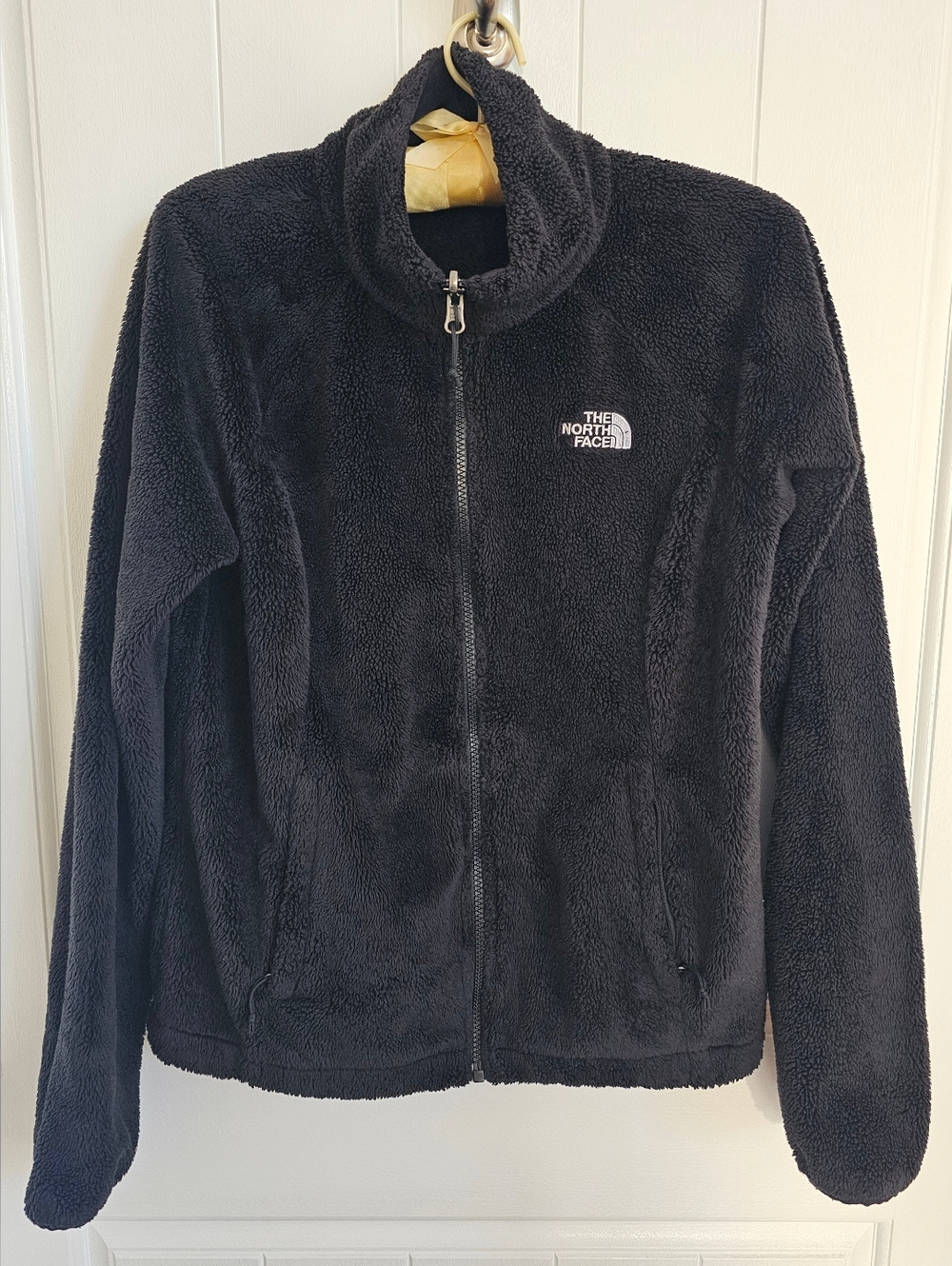 The North Face Osito Black Fuzzy Fleece ZIP Jacket Black Small